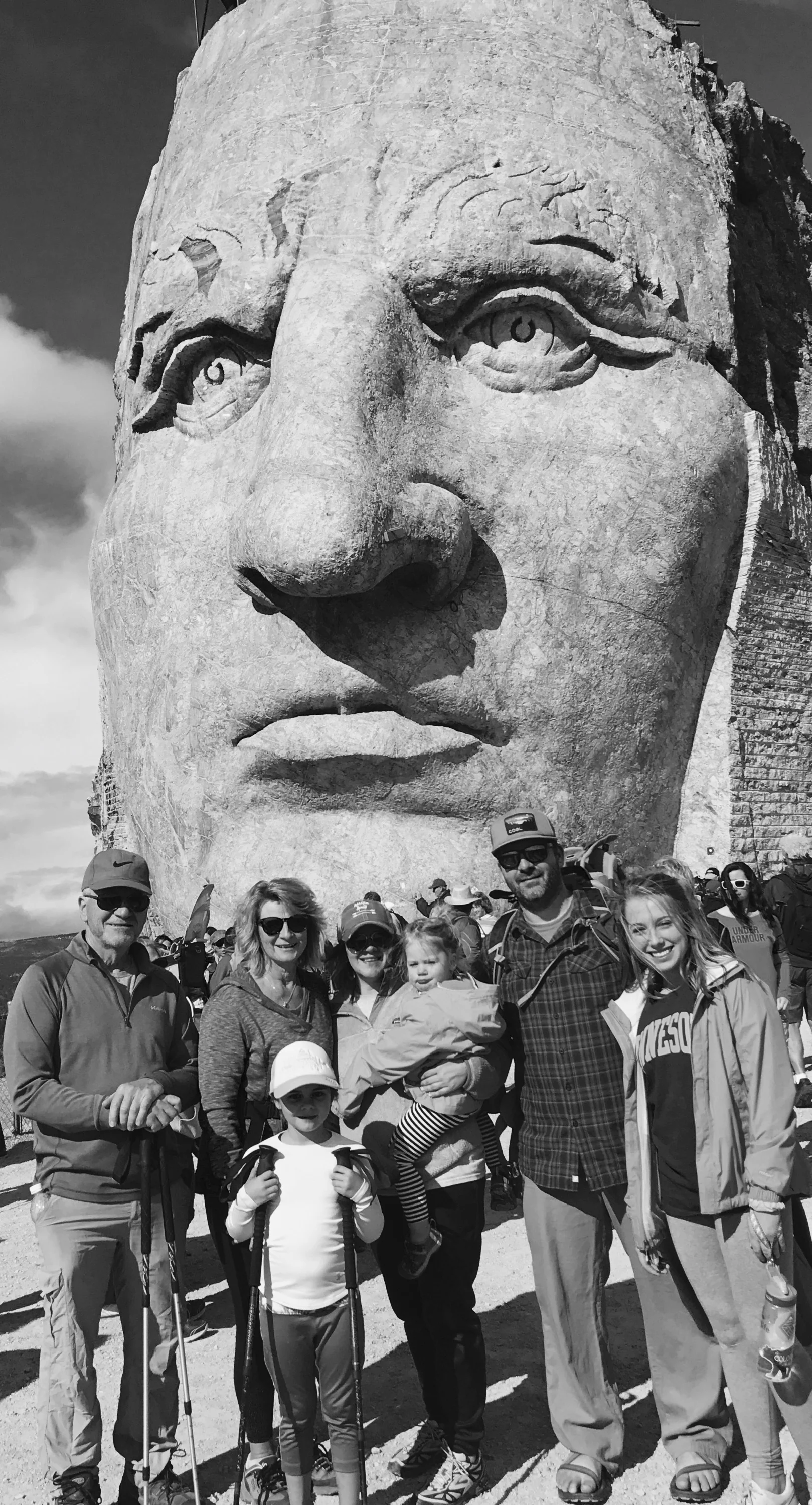 Adam's parents, Jon's daughter, Aubrey, and our girls