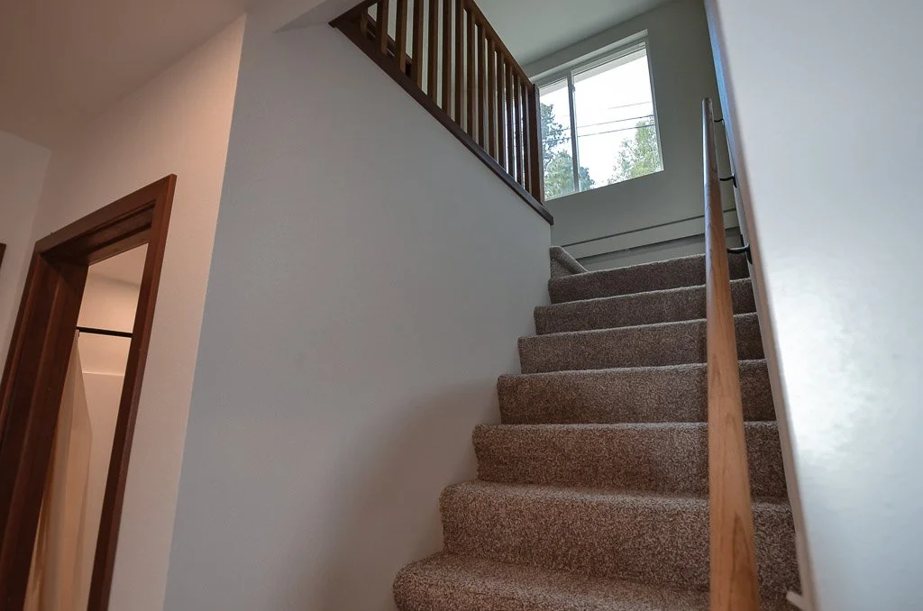 stairs to second story
