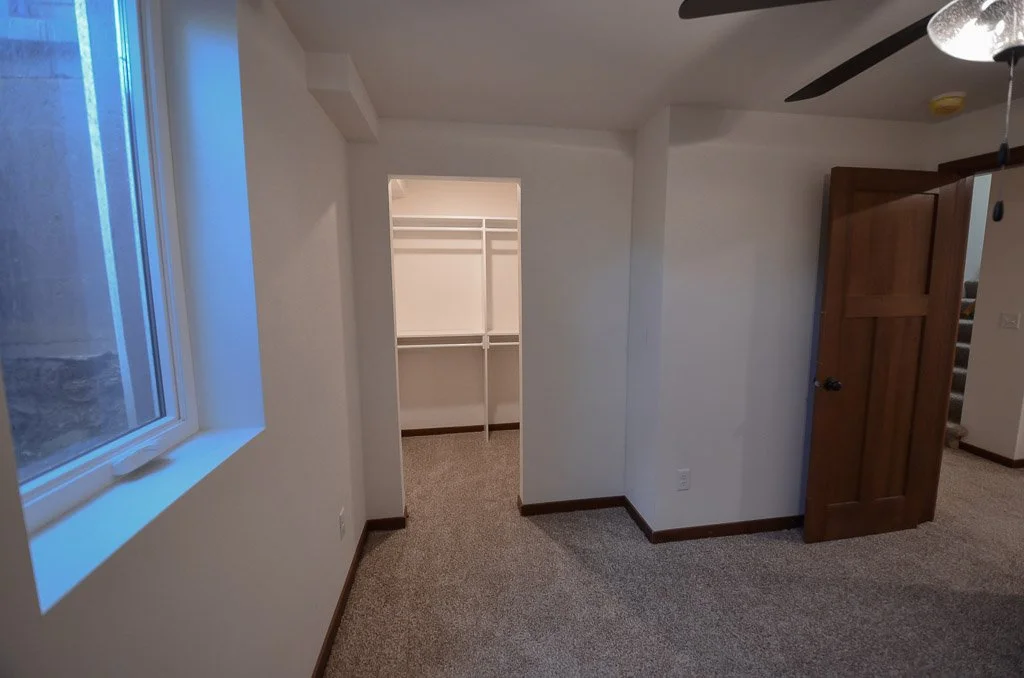 downstairs bedroom/closet