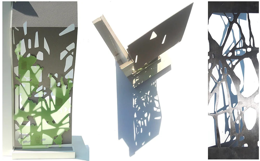 Study models and fabrication test helped drive the design.