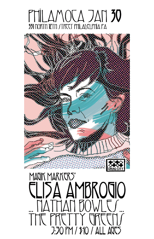 Elisa Ambrogio (Magik Markers) PhilaMOCA: January 2015 Philadelphia PA (USA)