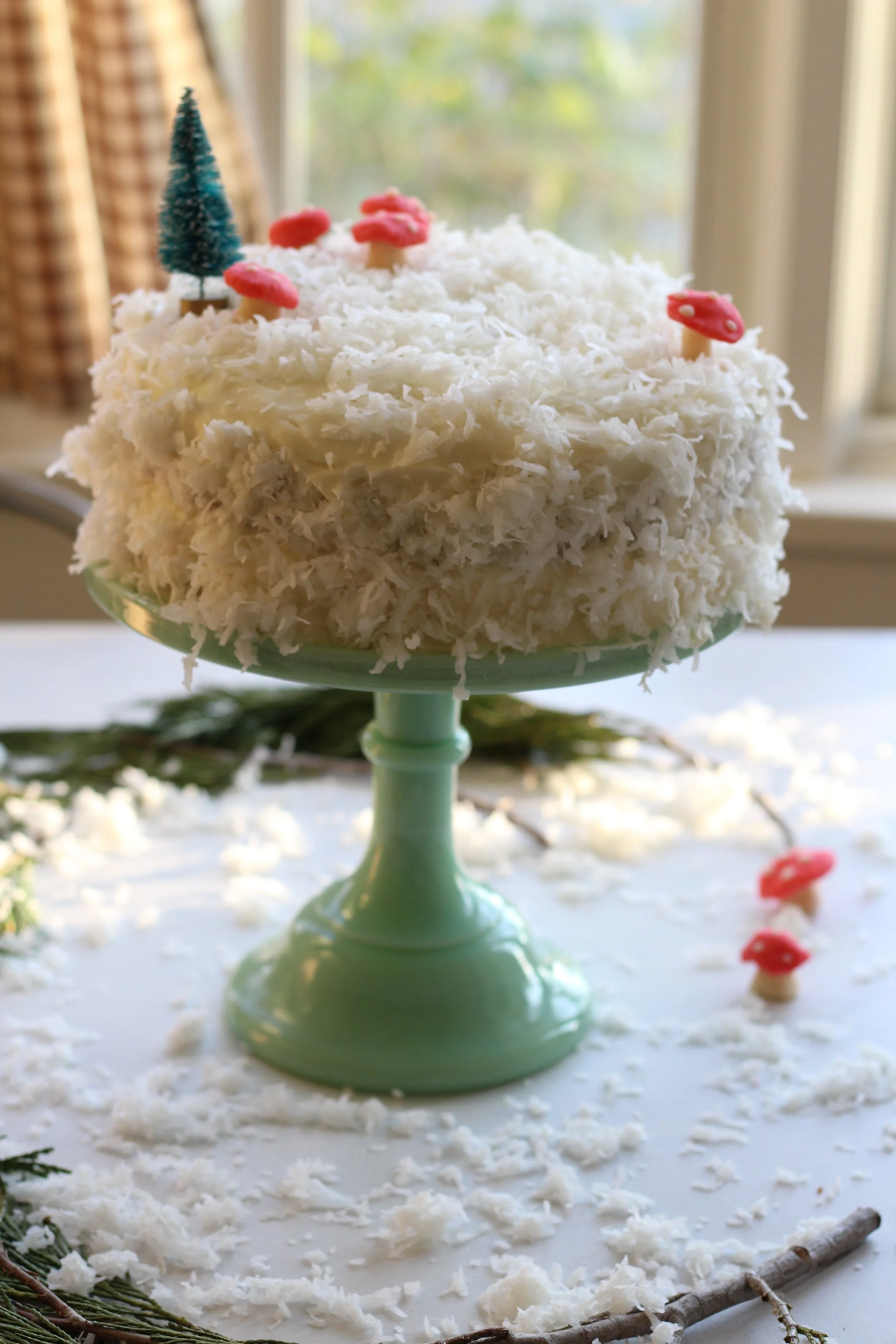 Ina Garten S Coconut Cake Dressed For Christmas Fig Berrie