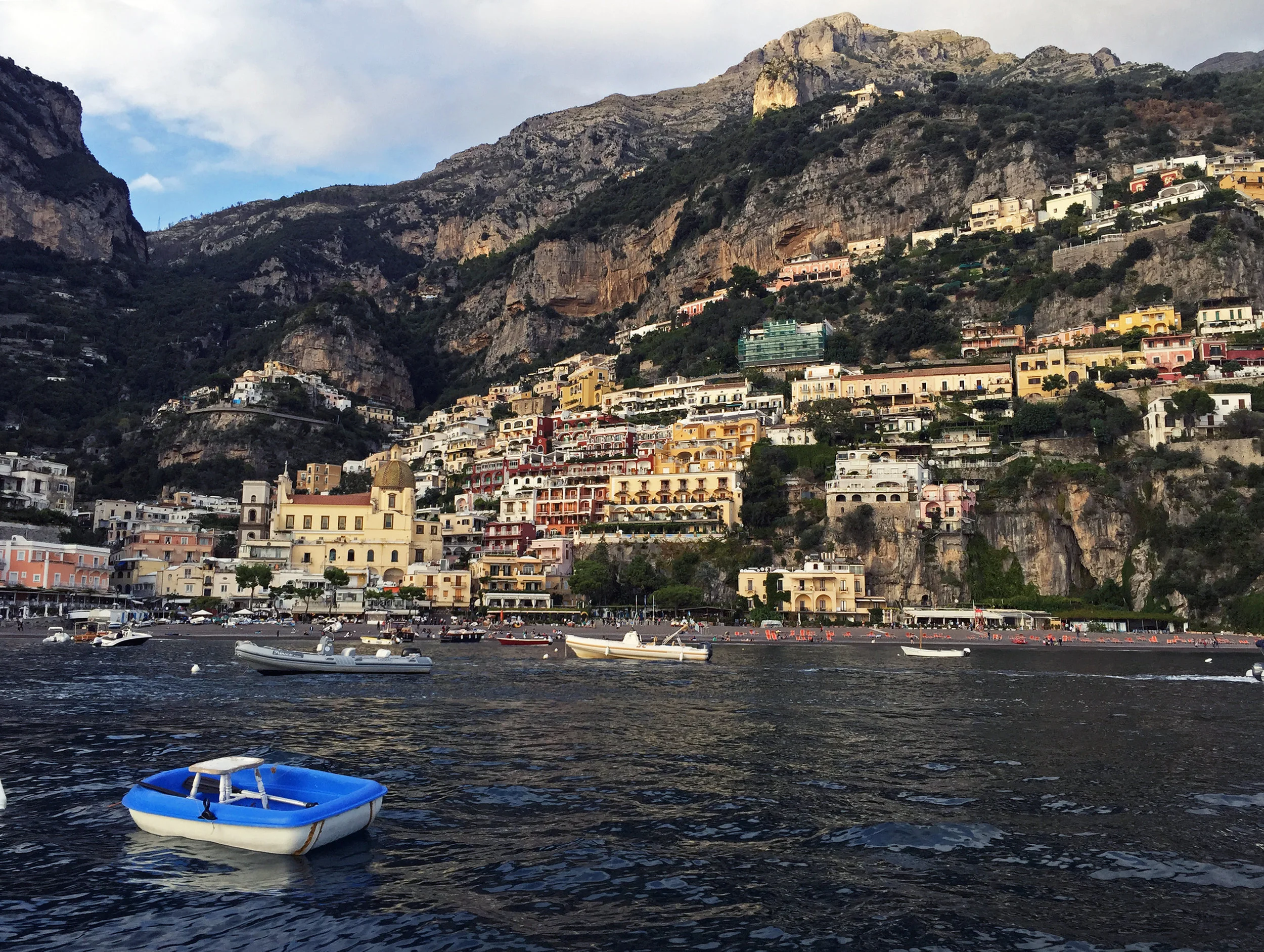 positano by boat