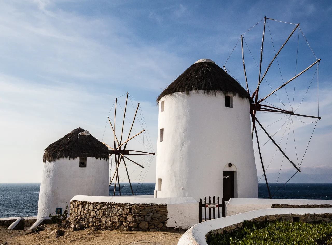 the windmills of mykonos