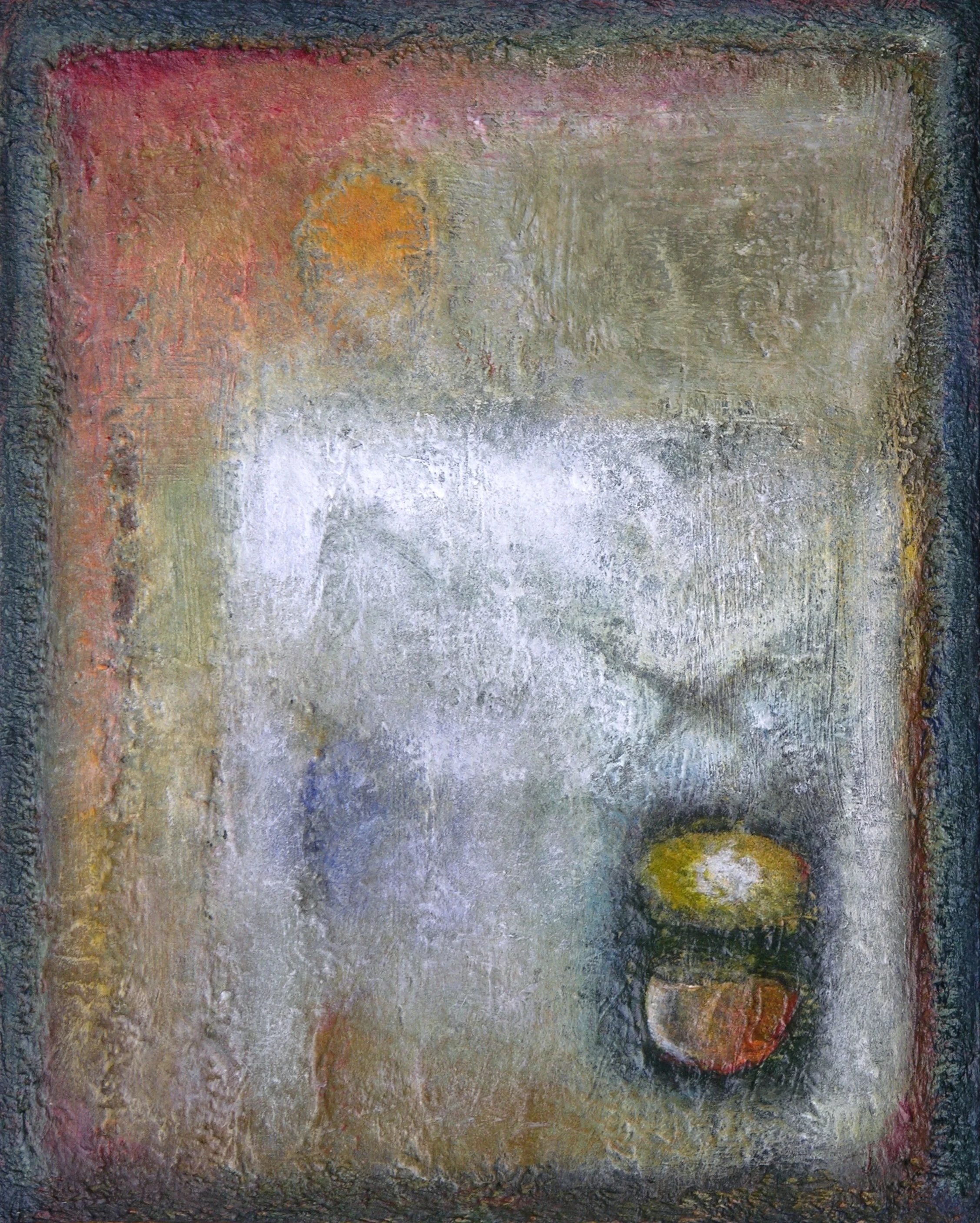 "Stone and Vessel" 20 x 16" acrylic on canvas ( sold )