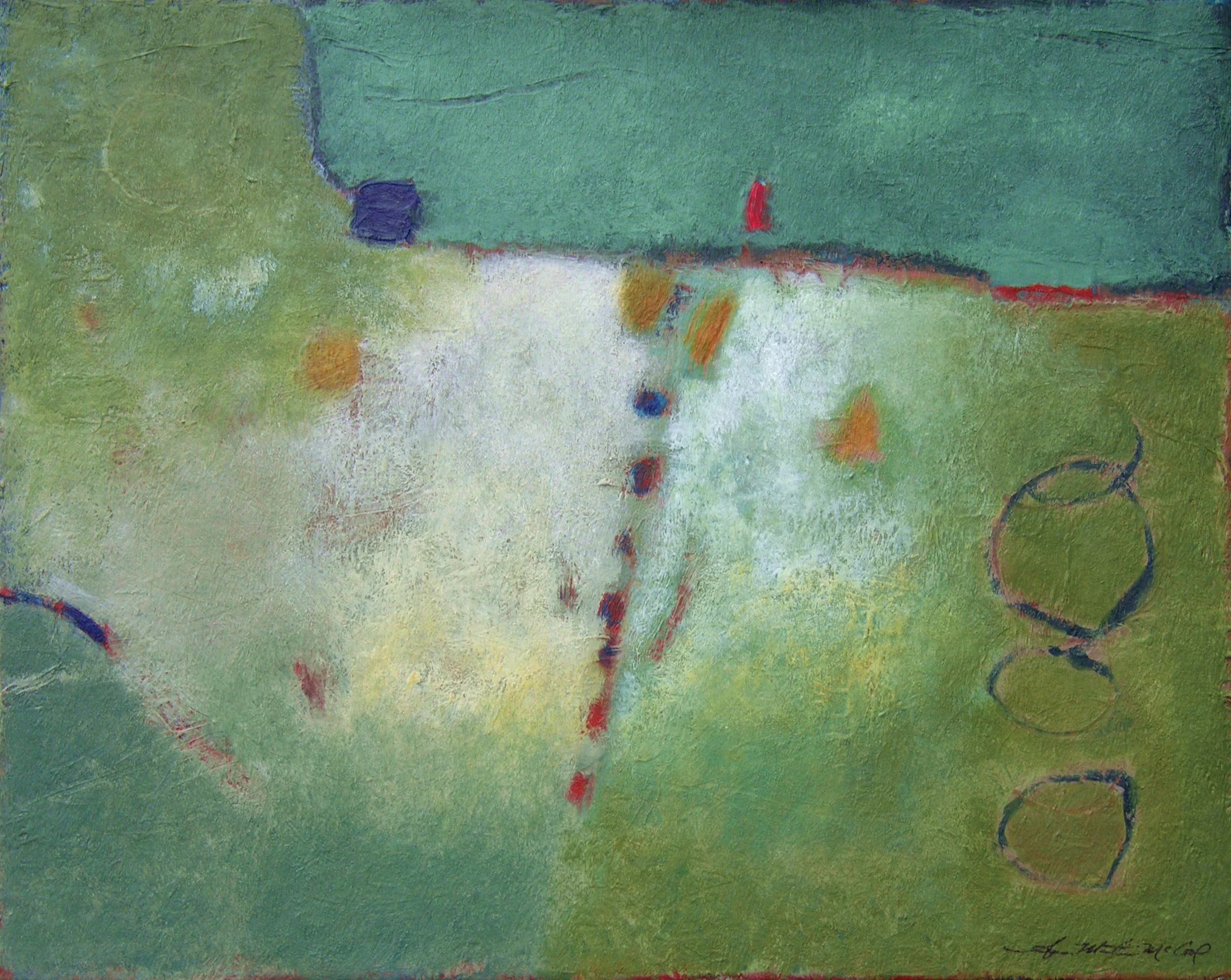 "pathway/spring" 24 x 30" oil on canvas sold