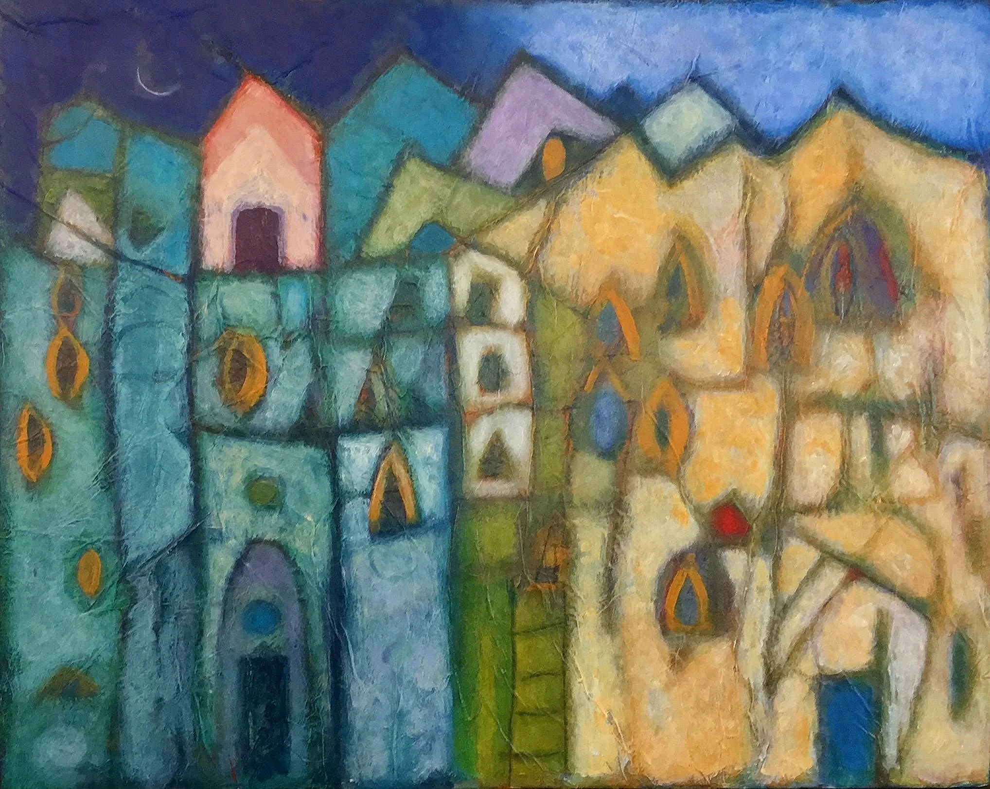 Along the Way, Evening. 24x30 $2500