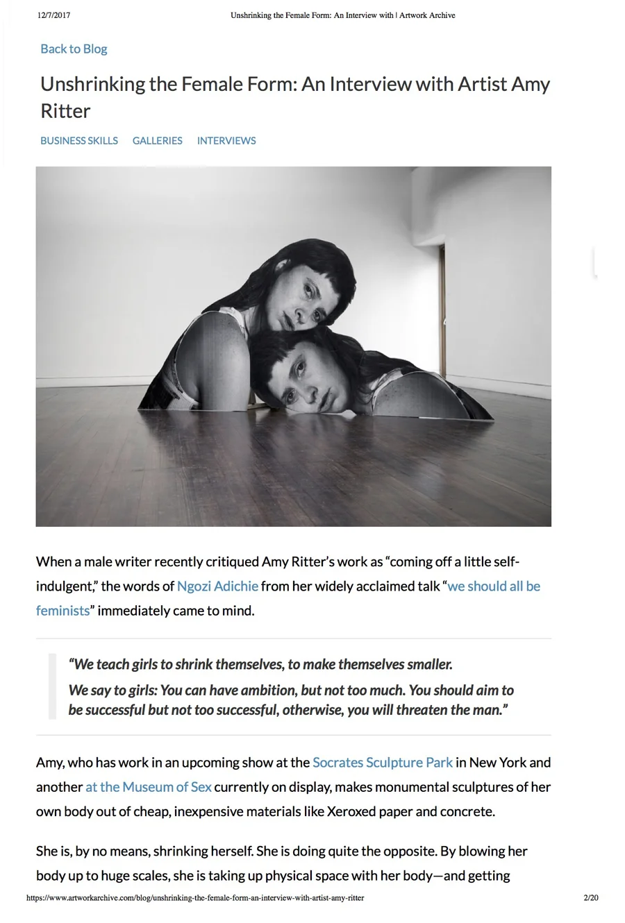 Unshrinking The Female Form