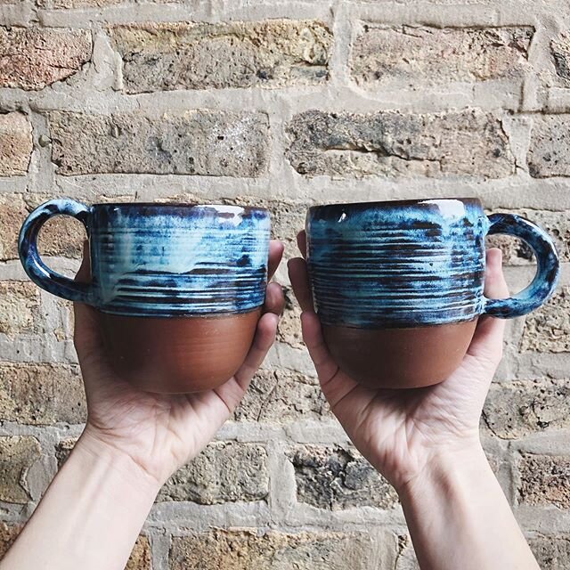 new glaze who dis? .
.
.
.
.
#pazceramics #handmade #pottery #ceramics #wheelthrownpottery #handmademugs #modernceramics #ceramicslove #etsy #etsysellersofinstagram #chicagomakers #makersmovement