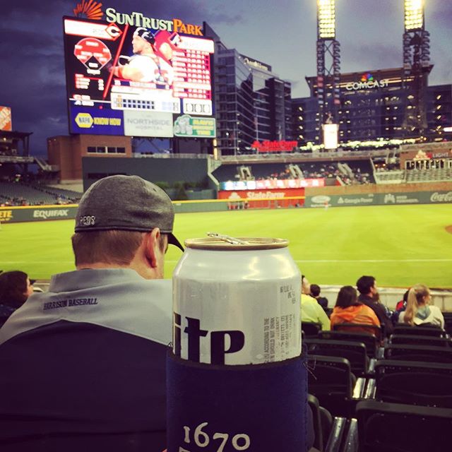 The coozie visits Suntrust Park in ATL. Go Braves!  #1670tours