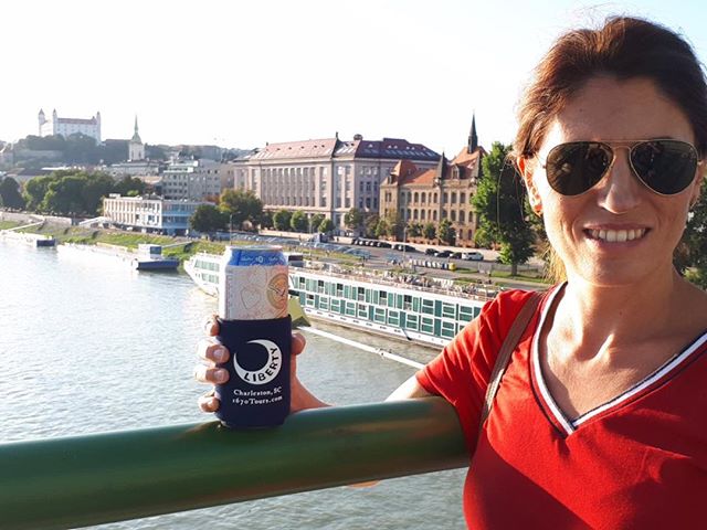 The coozie visits Bratislava, Slovakia!  #1670tours #wheresmy1670coozie