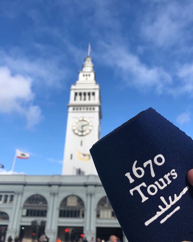 The Ferry Building in San Francisco.  #1670Tours  #wheresmy1670coozie