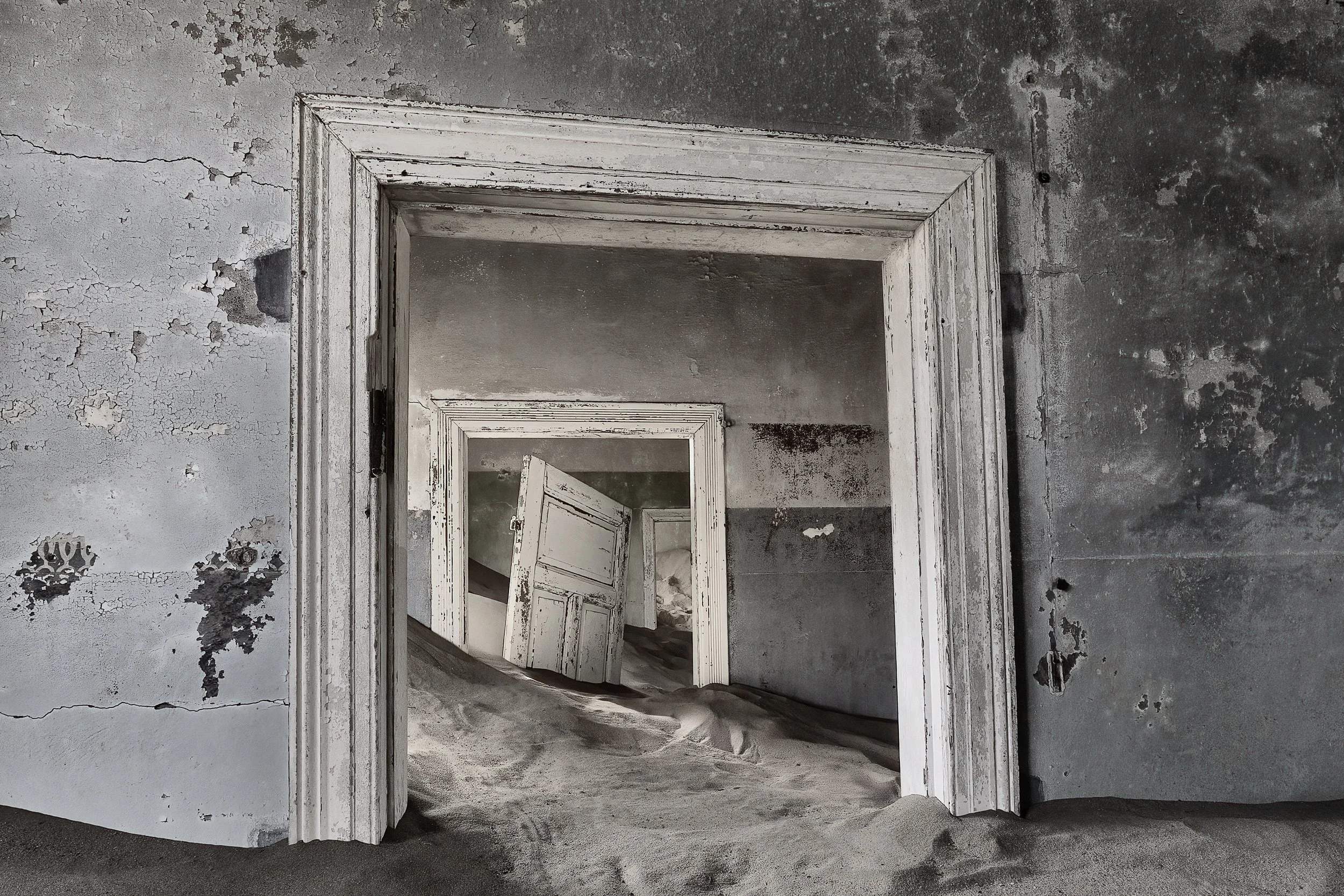 Adjoining Rooms - Kolmanskop by Tad Philipp