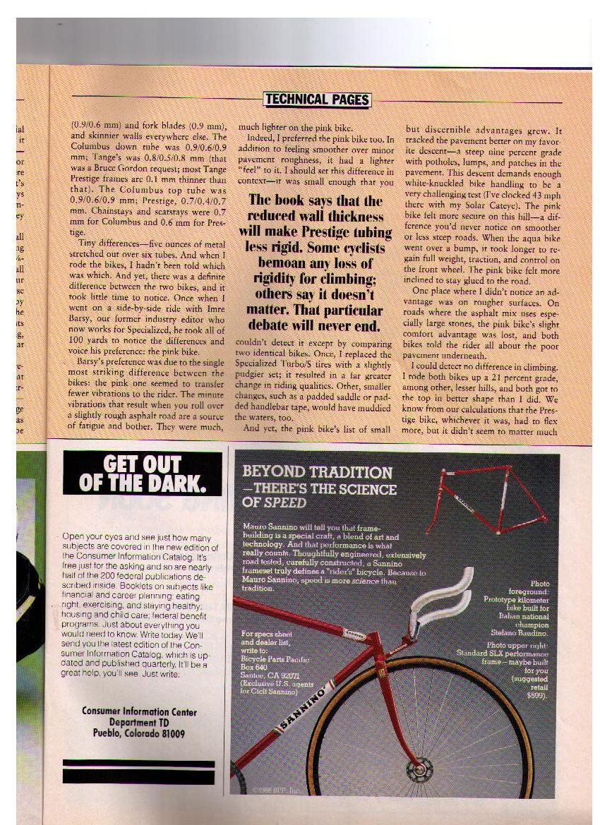 Tange Prestige Bicycle Chain Stay Tubes Cro-Mo Gilco Style Braze On Bike Frame 