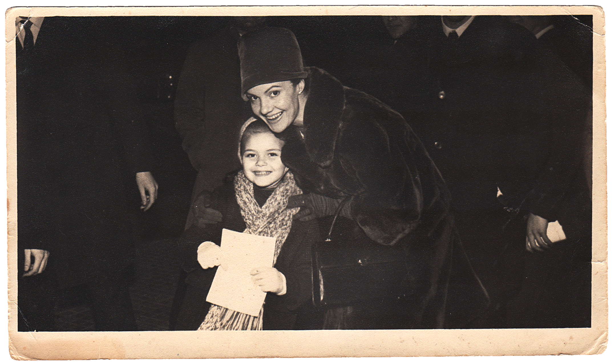 Getting an autograph from Raina Kabaivanska, after her performance at Teatro Colón in Buenos Aires