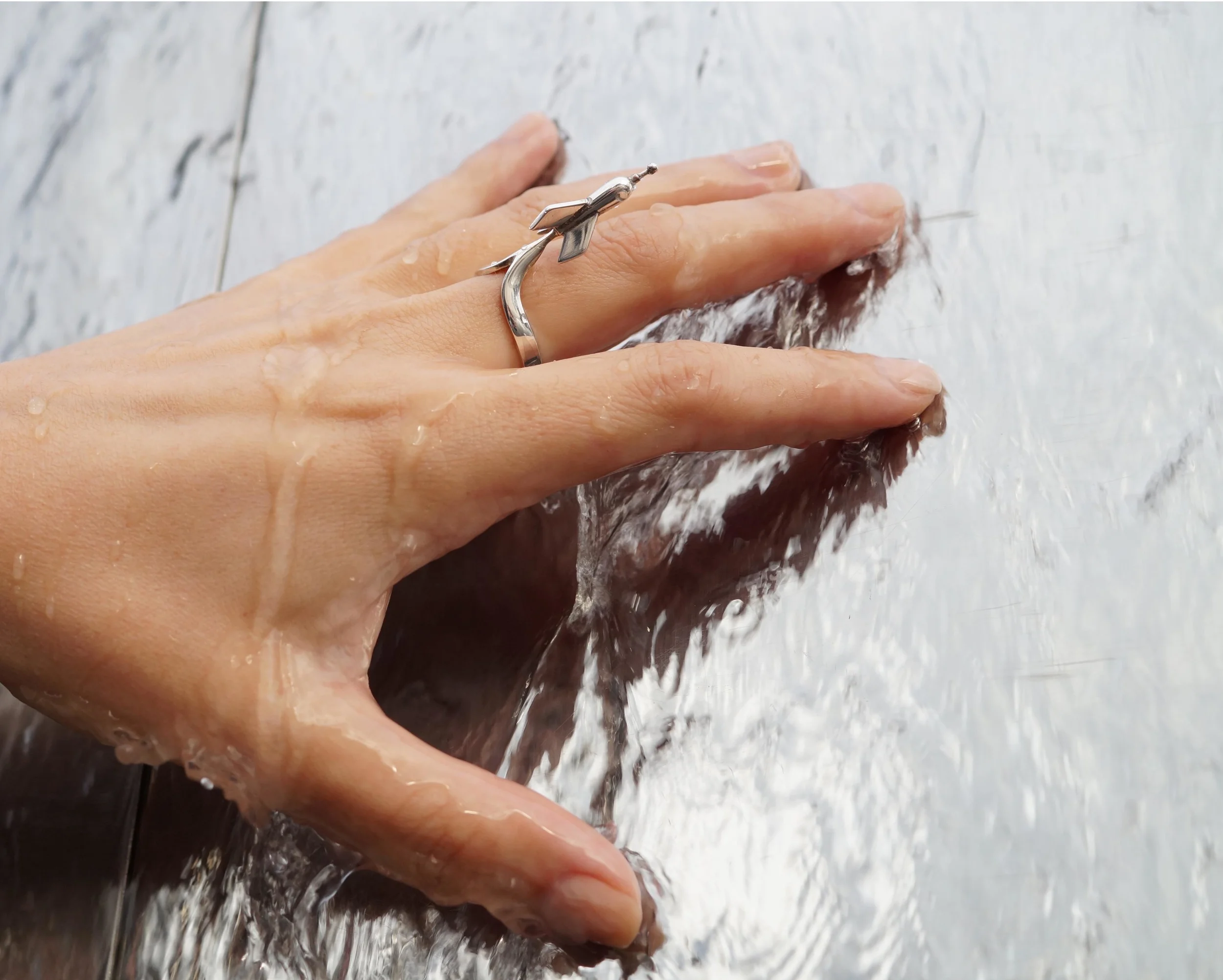 Sterling Silver Rocket Ring