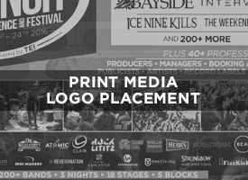 Print Media Placement includes your logo in posters, postcards, print ads in magazines. These options are included in the Gold and Platinum level sponsorships but can be purchased a la carte here as a supporting partner role. Price: $750