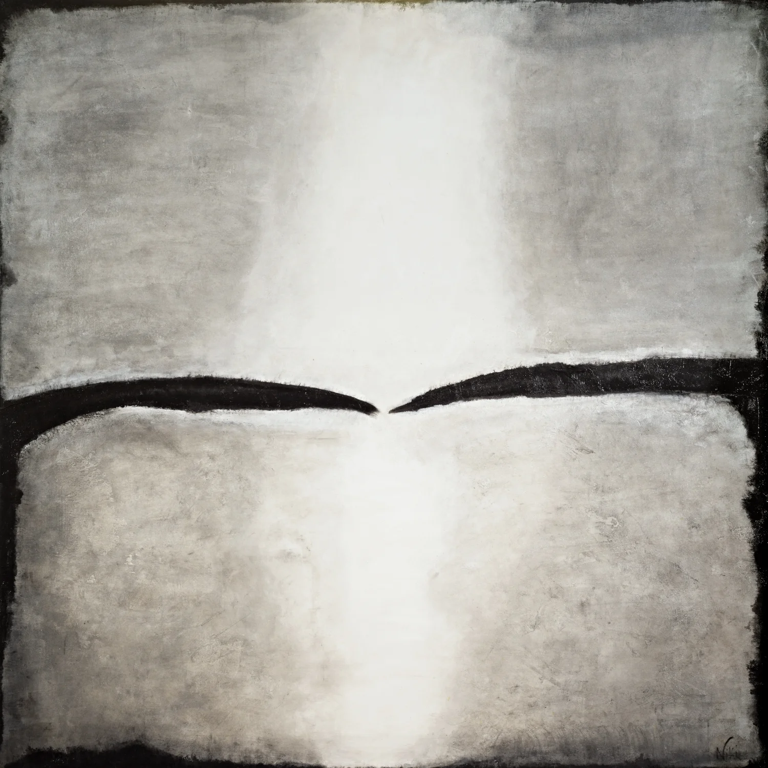 In Her Mind's Eye - 60"x60" acrylic on canvas