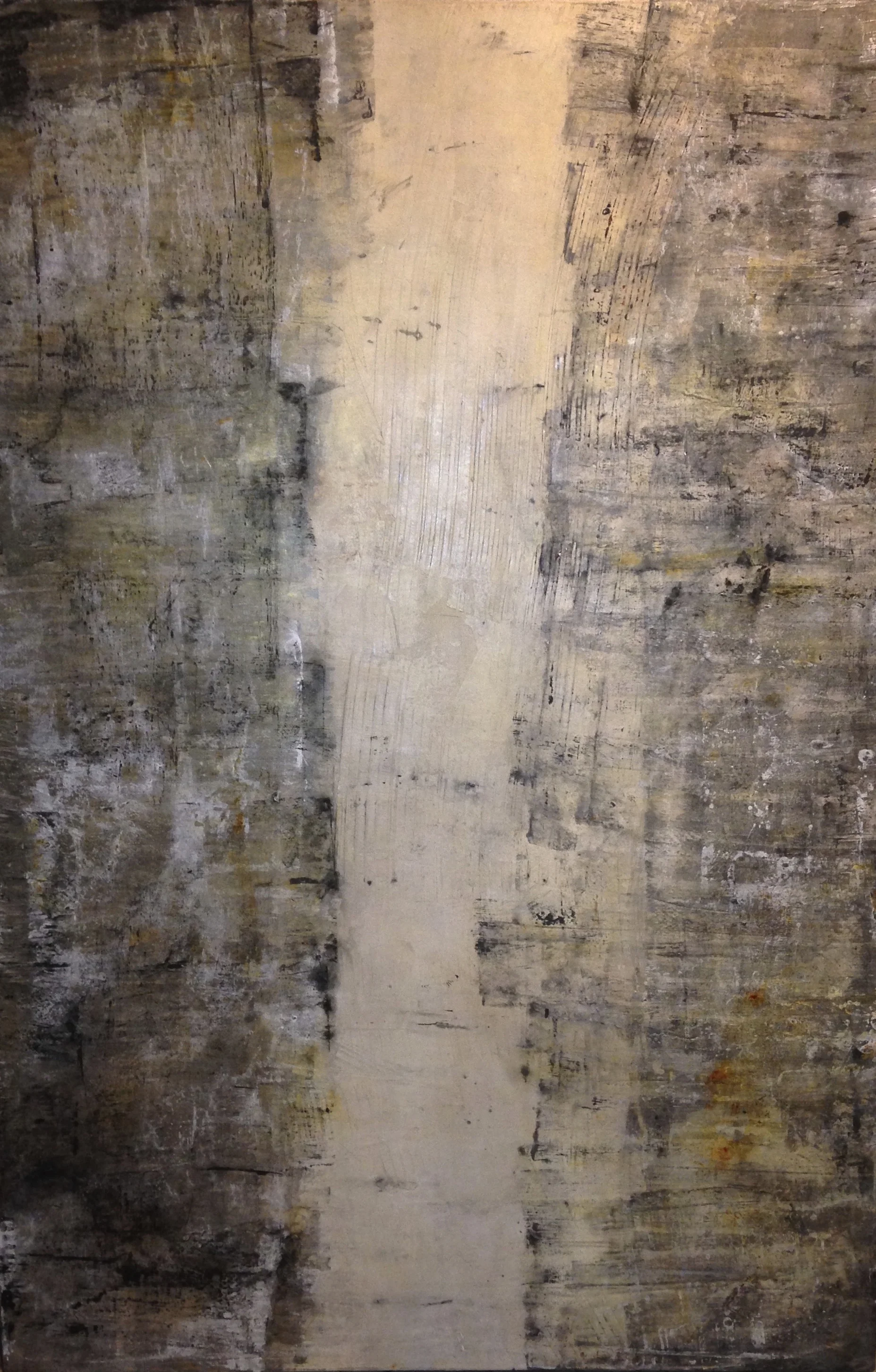My Kind Of Peace 40"x60"x2.5" acrylic and graphite on canvas Sold