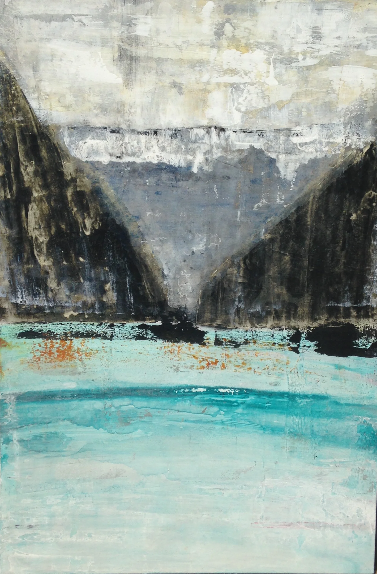 Just As I Remembered It - 40"x60"x2.5" acrylic and graphite on canvas