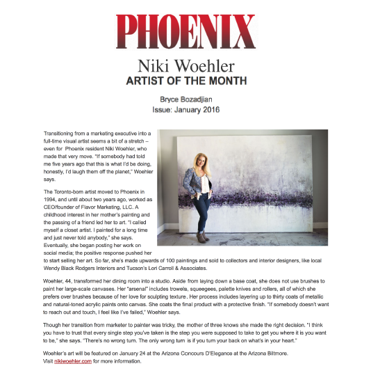 Phoenix Magazine - January 2016