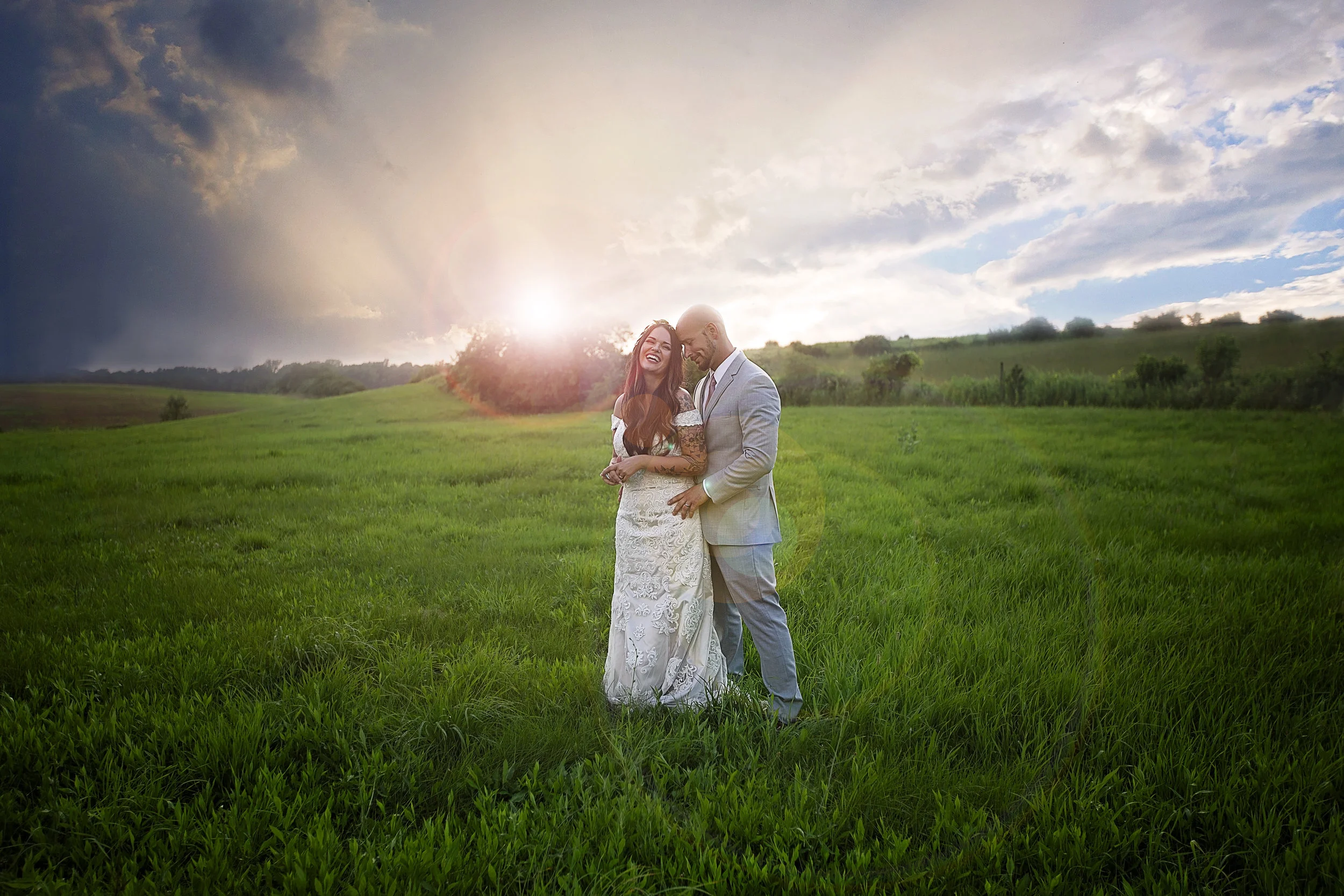 Kylee & Nick tie the Knot at The Gallagher Barn in Medina, NY - Photographed by Ariel Hawkins Photography