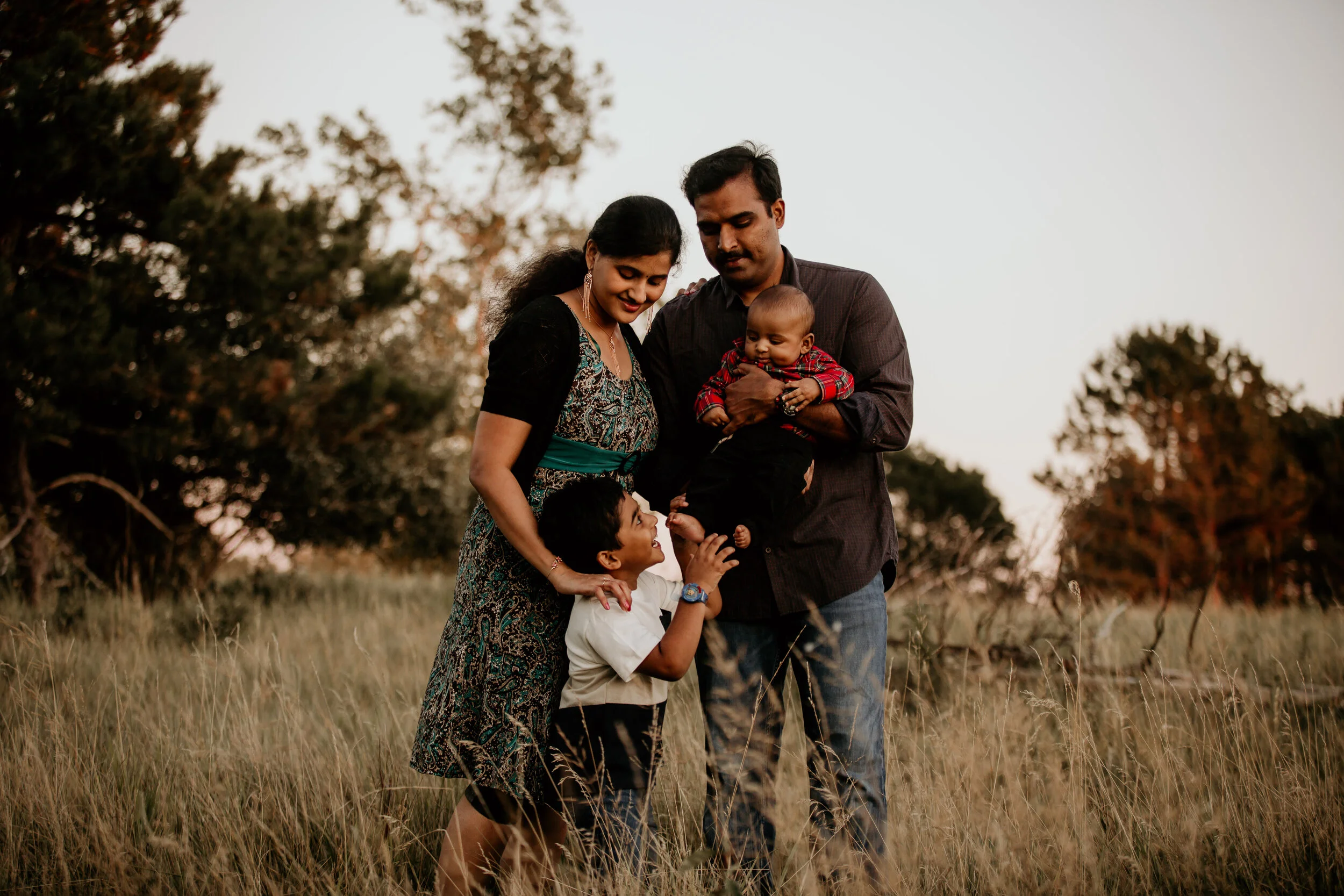 Raajitha + Vijay + Abhay + Dhruv - Photographed in Buffalo, NY at Tift Nature Preserve by Ariel Hawkins Photography - Tonawanda, NY 