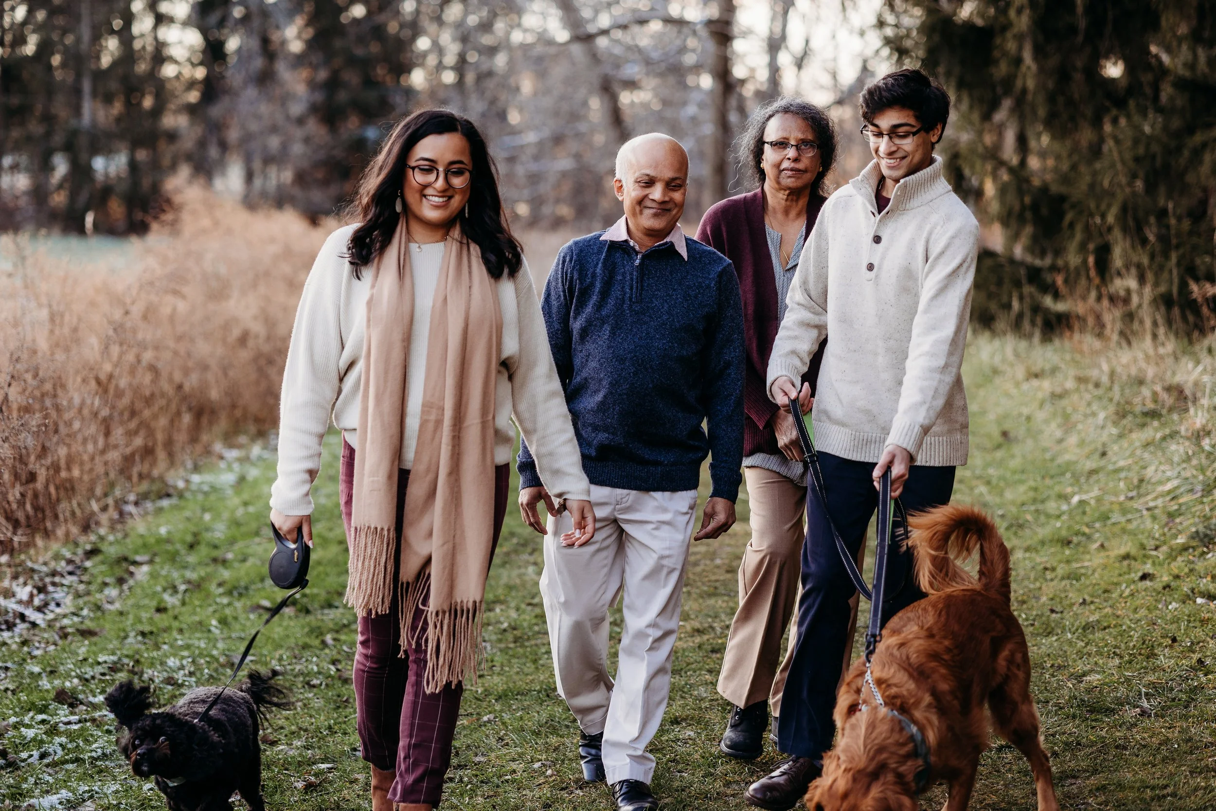 The Murali Family Session - Amherst State Park - Williamsville, NY - Photographed by Ariel Hawkins Photography