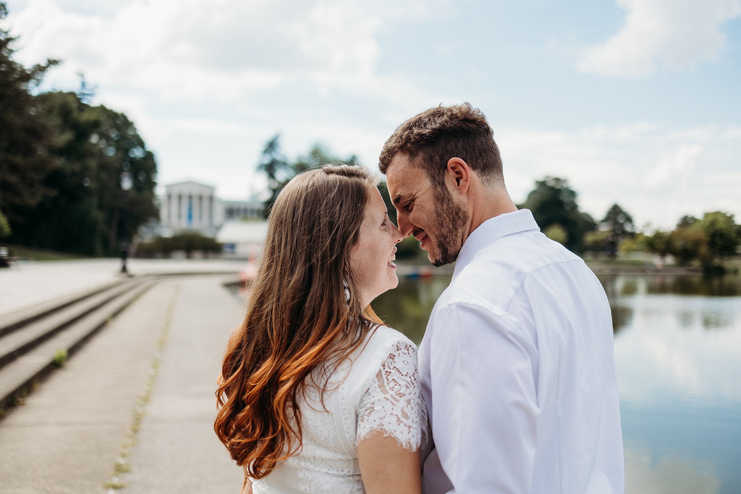 Stefanie and Paul get Married - Marcy Casino in Delaware Park - Buffalo, NY - Photographed by Ariel Hawkins Photography
