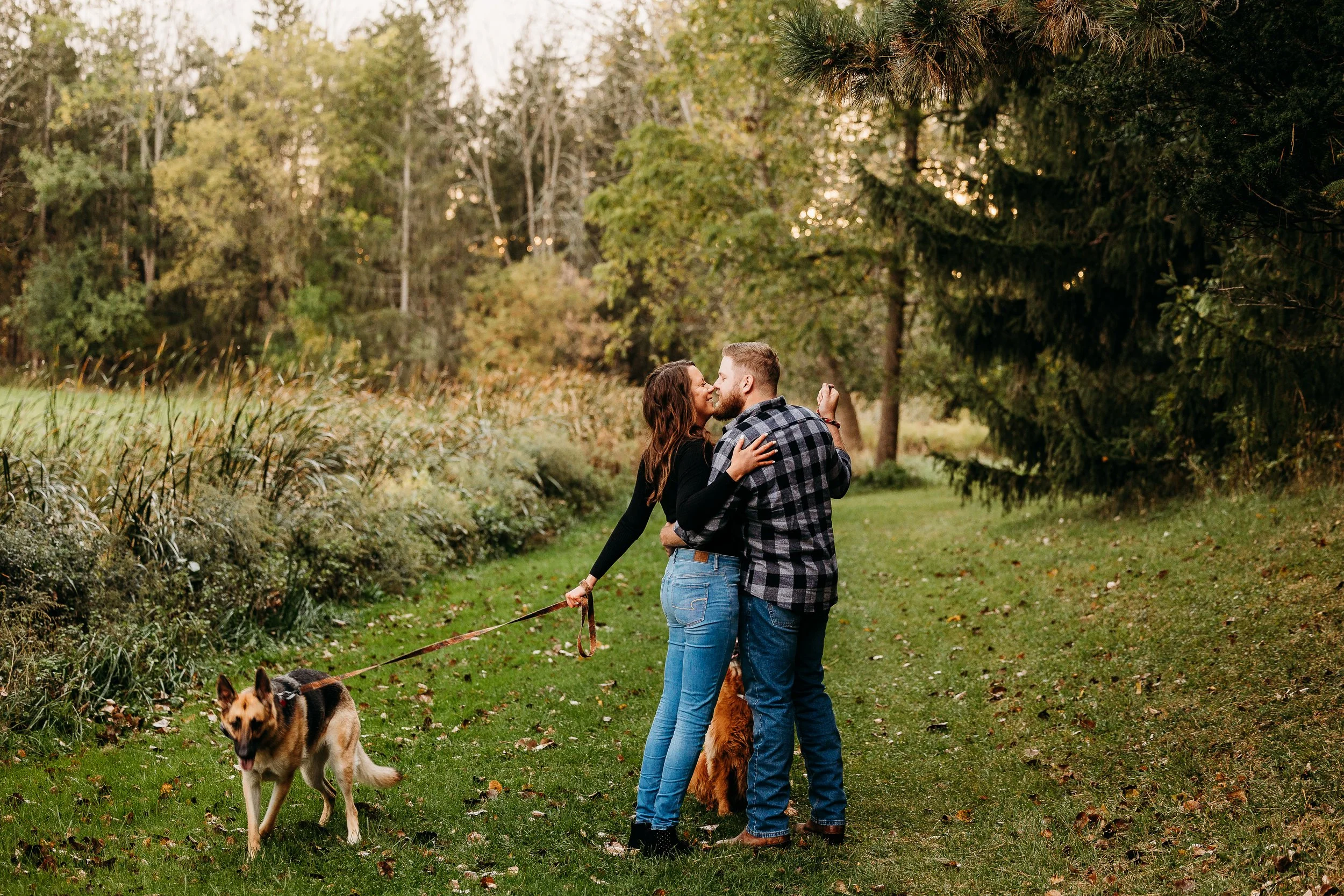 Sam & Matt's Engagement Session at Amherst State Park in Williamsville, NY - Photographed by Ariel Hawkins Photography