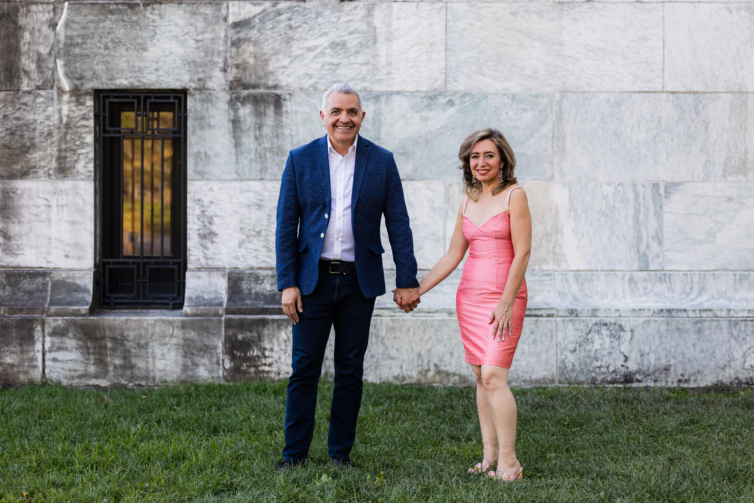 Blanca and Jose's 10 year Anniversary photos at the Buffalo History Museum - Photographed by Ariel Hawkins Photography