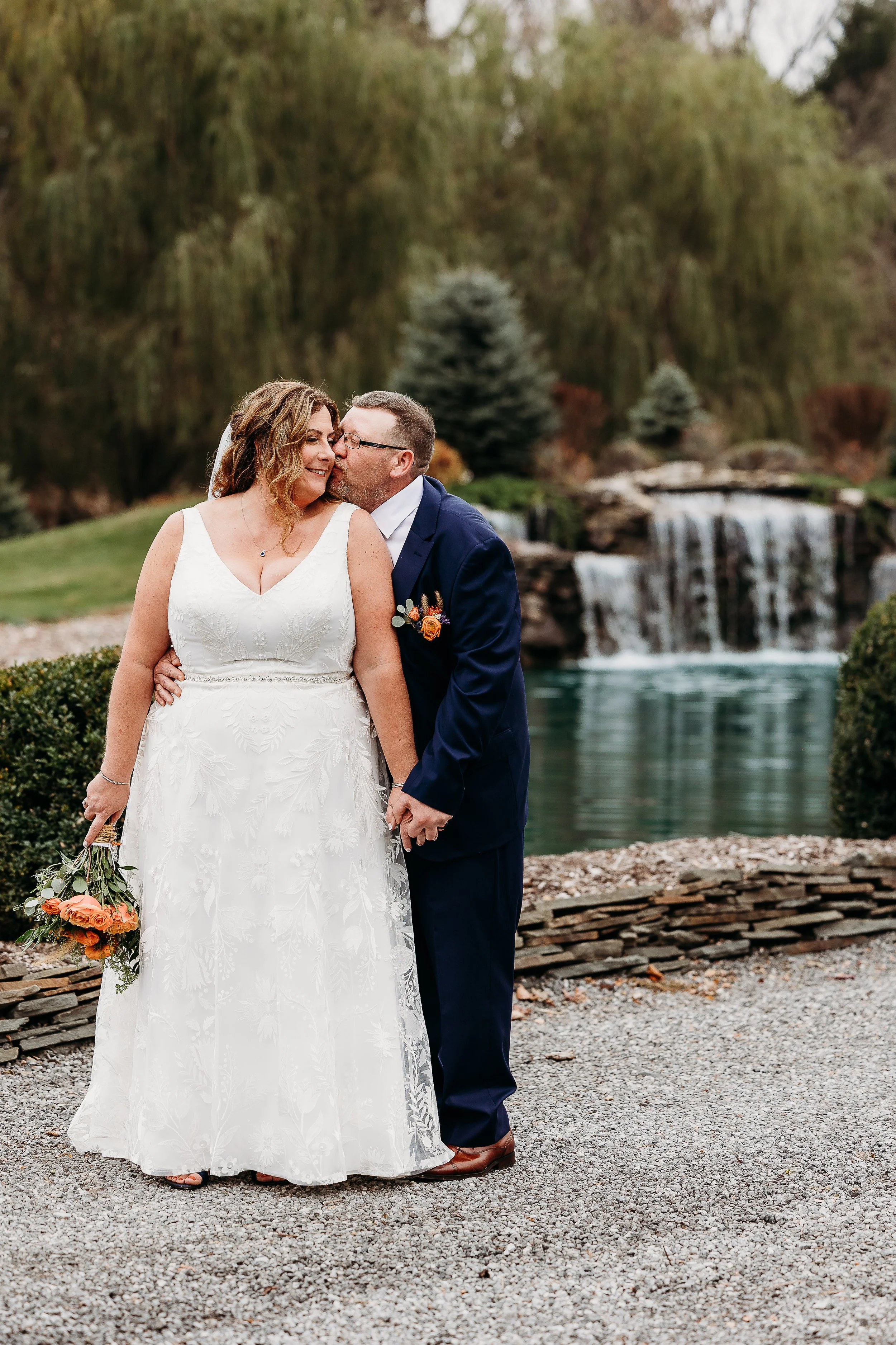 Stacey & Doug Wed at Binksberry Hollow, Lockport NY - Photographed by Ariel Hawkins Photography
