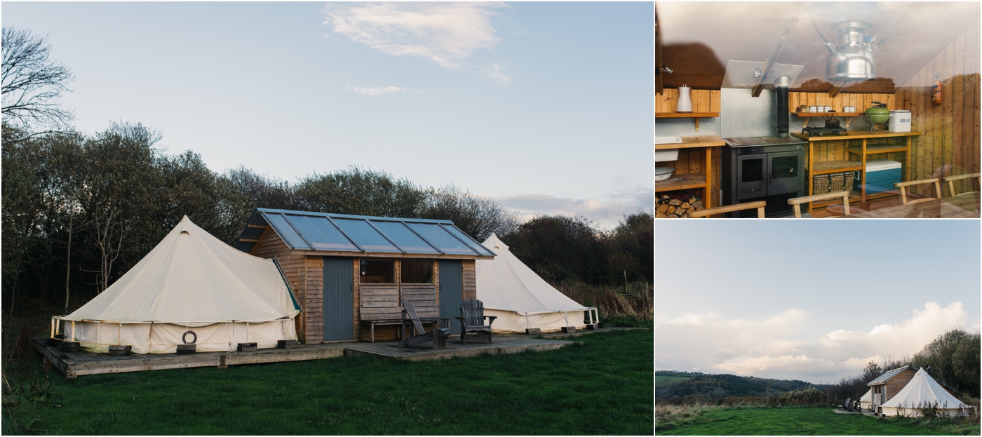 A Camp Shack - each section sleeps up to 5 and there is a shared kitchen in the middle. 