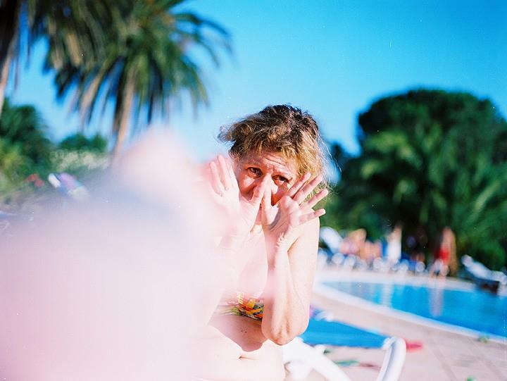 This image was taken on the French Riviera during summer, at 1pm in direct sun, and the film was overexposed 2 stops