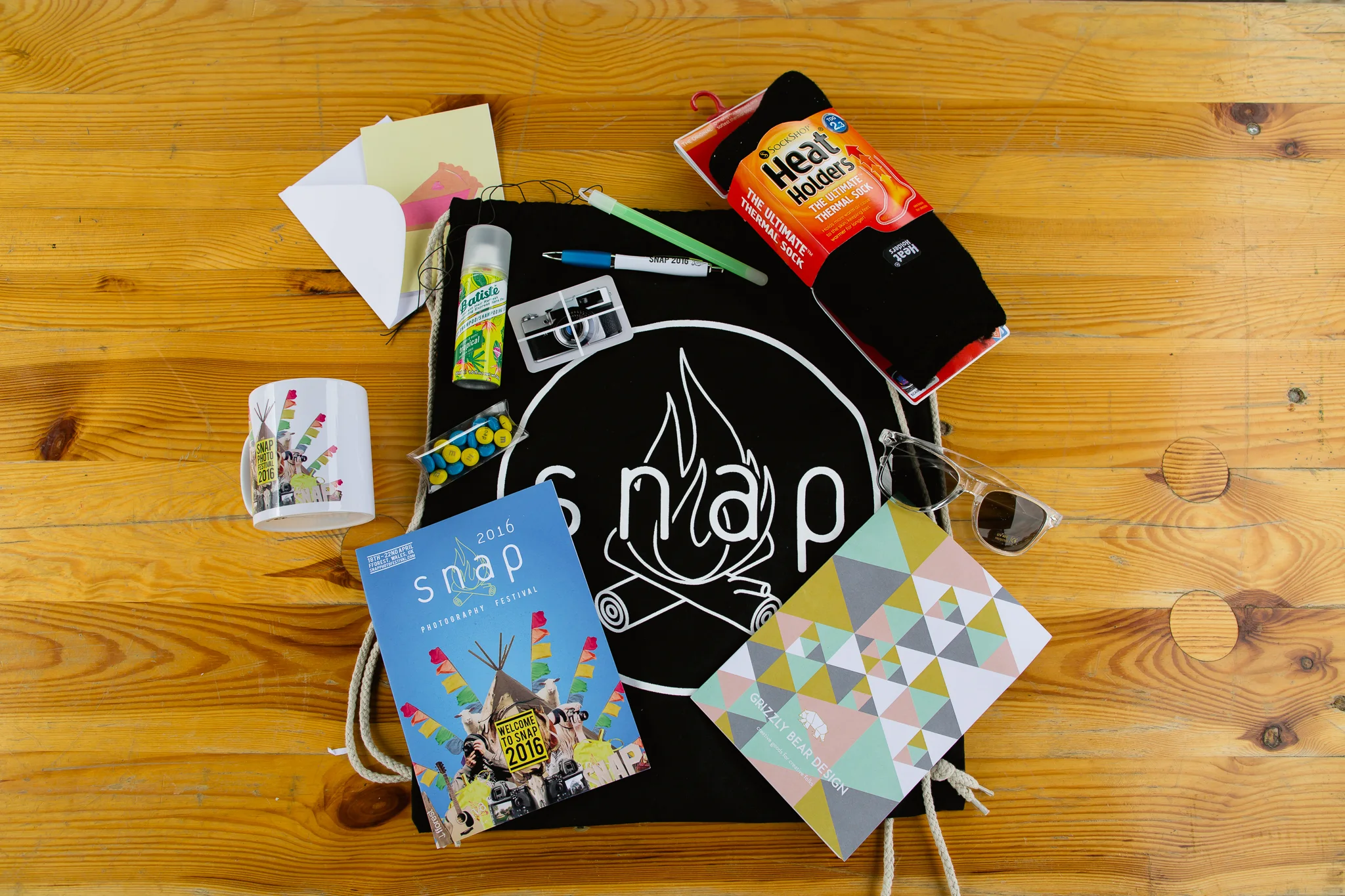 snap photography festival goodie bags