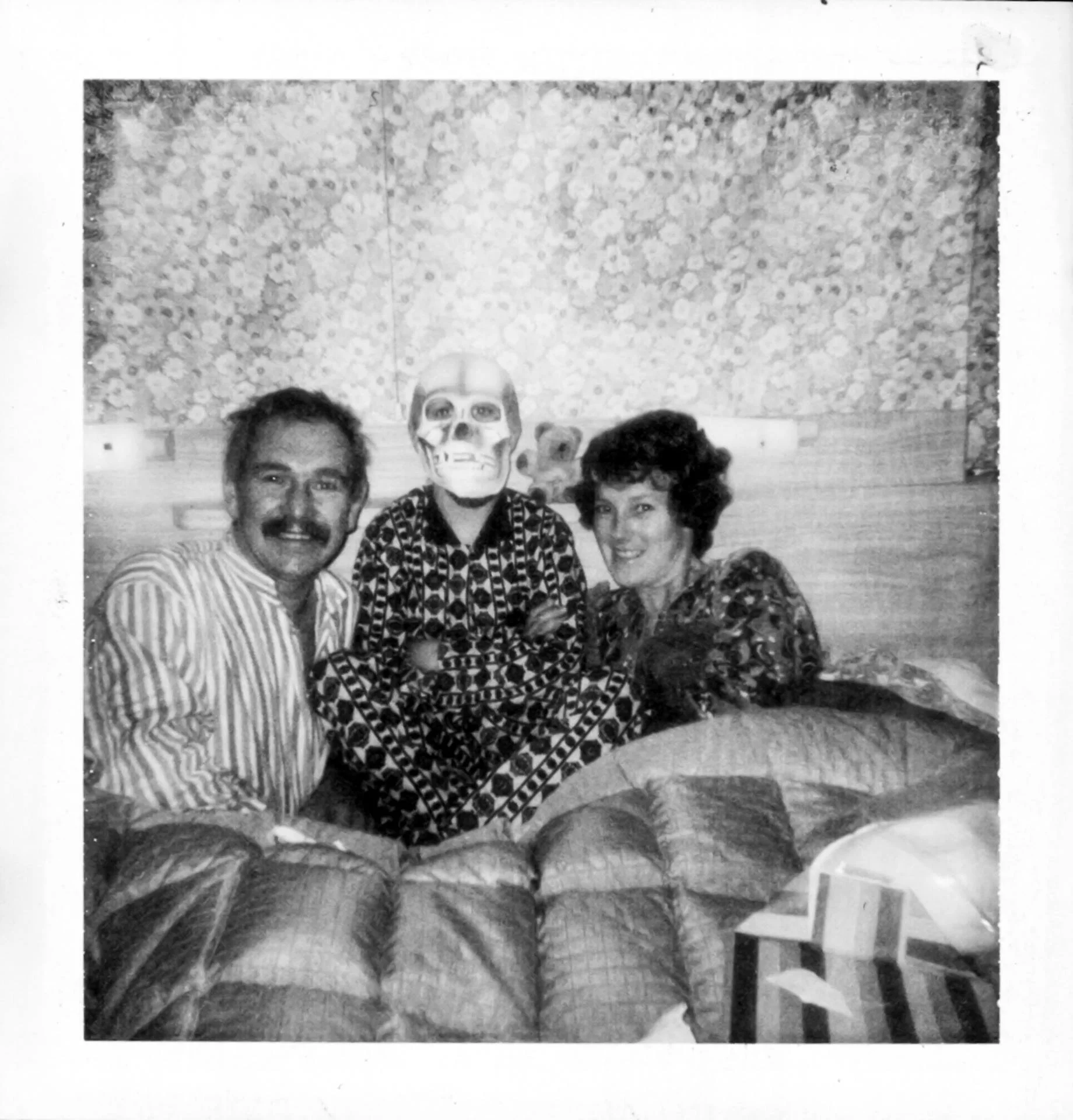 My parents visited, bringing with them a photo album from my childhood - it contained 65 polaroids I'd taken in 1974/75. Last year my brother died. This is a photo I took of David with Mum & Dad in 1974. This is the best photo from last year that I possess - Andrew Billington