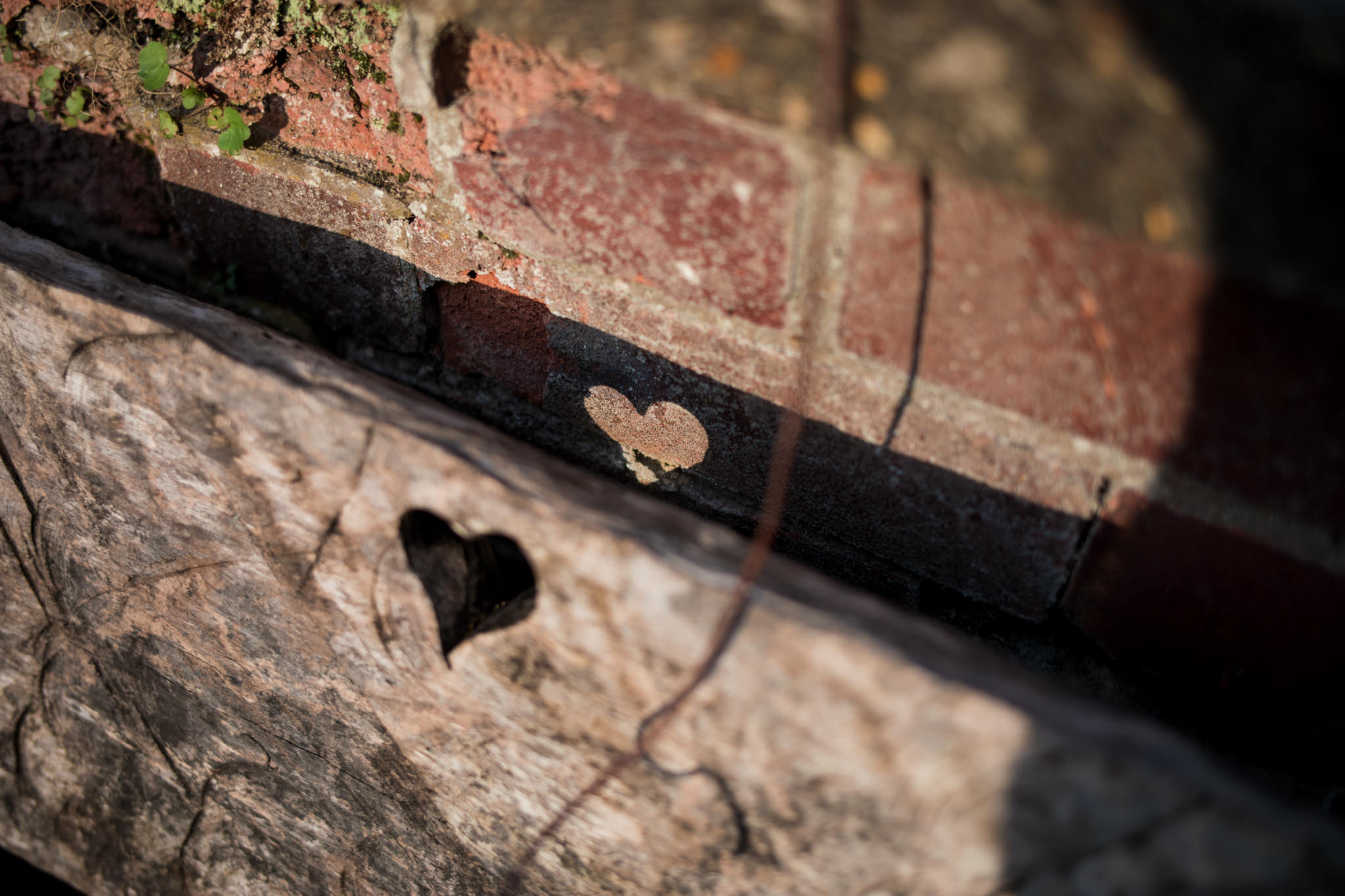 Photo of a heart on a wall taken during SNAP 2018