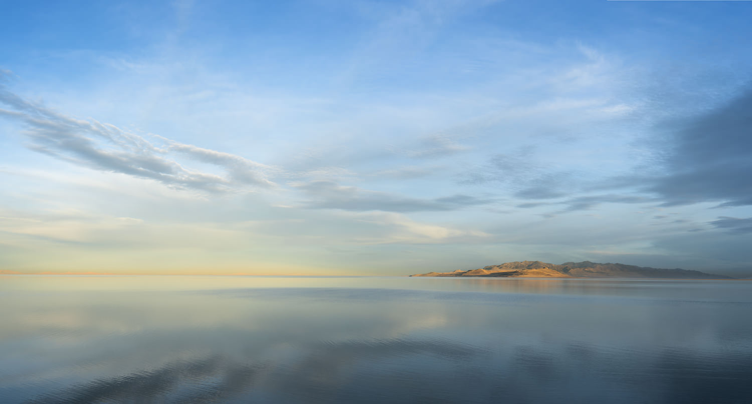 A Pluvial Lake in Morning Light