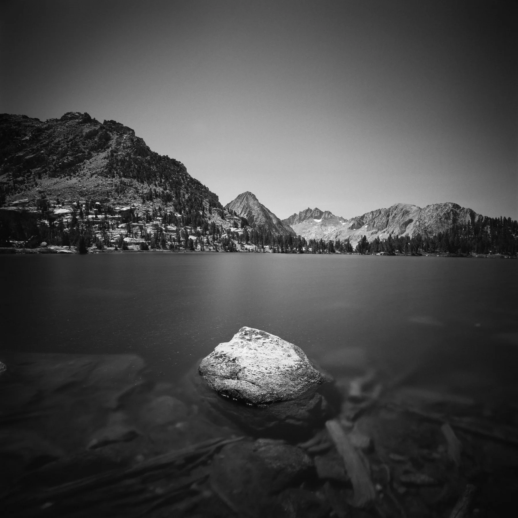Sitting with Past Reflections. Kings Canyon NP