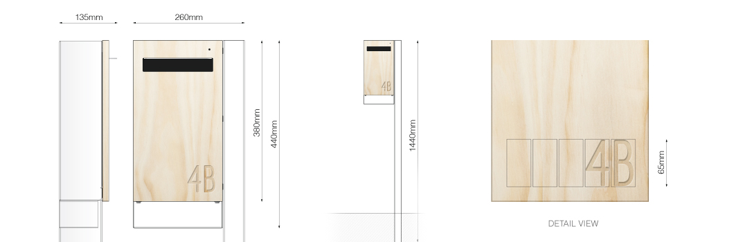 Post Mount Mailbox Design Specification