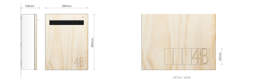 Flush Mounted Letterbox and Mail Box Specificatons 