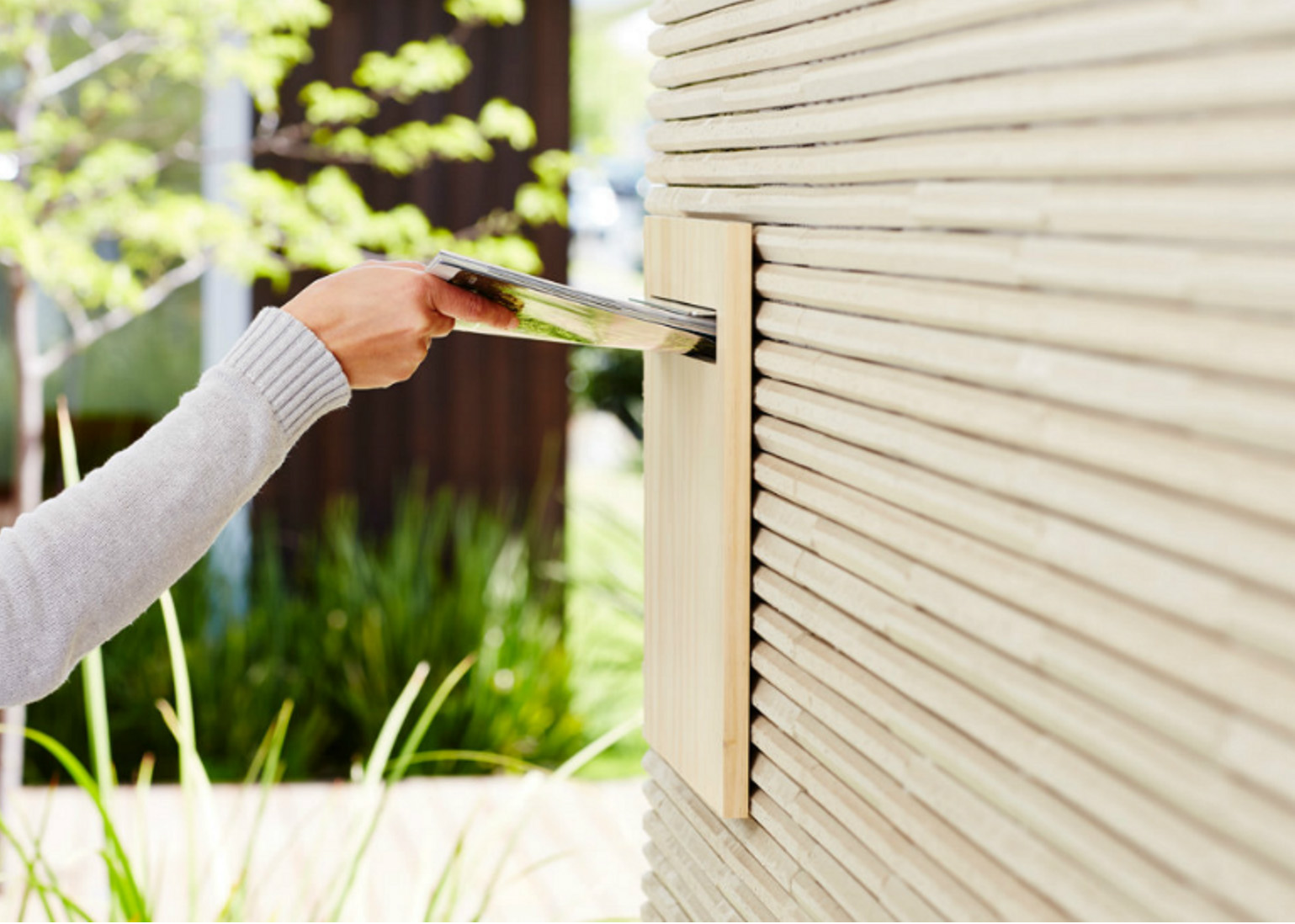 Fence Mounted Letter Box - Installed In Fence