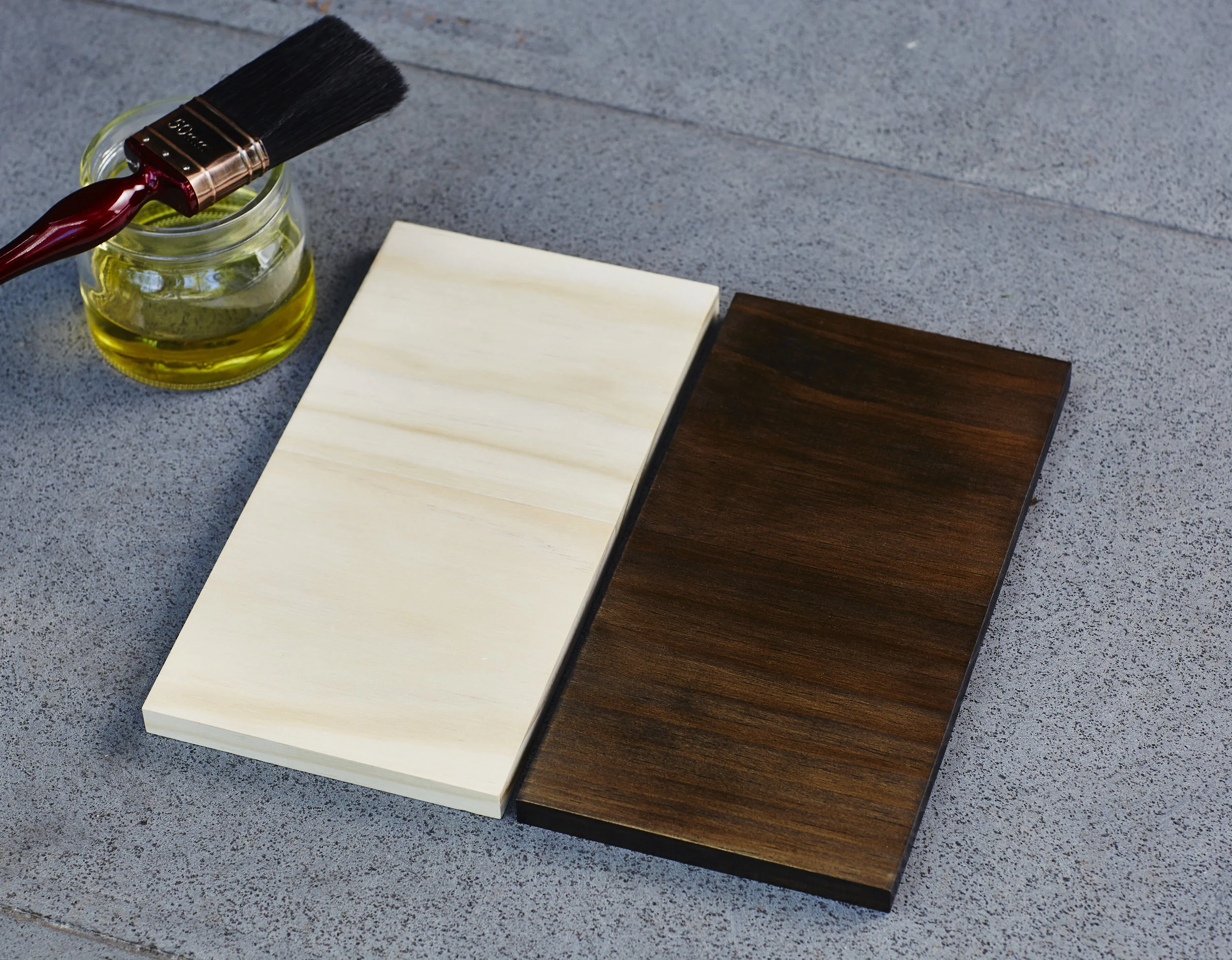 Natural Clear or Dark Stained example, the options are endless. 