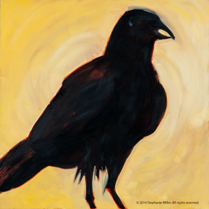 Raven in the Center Giclée Reproduction