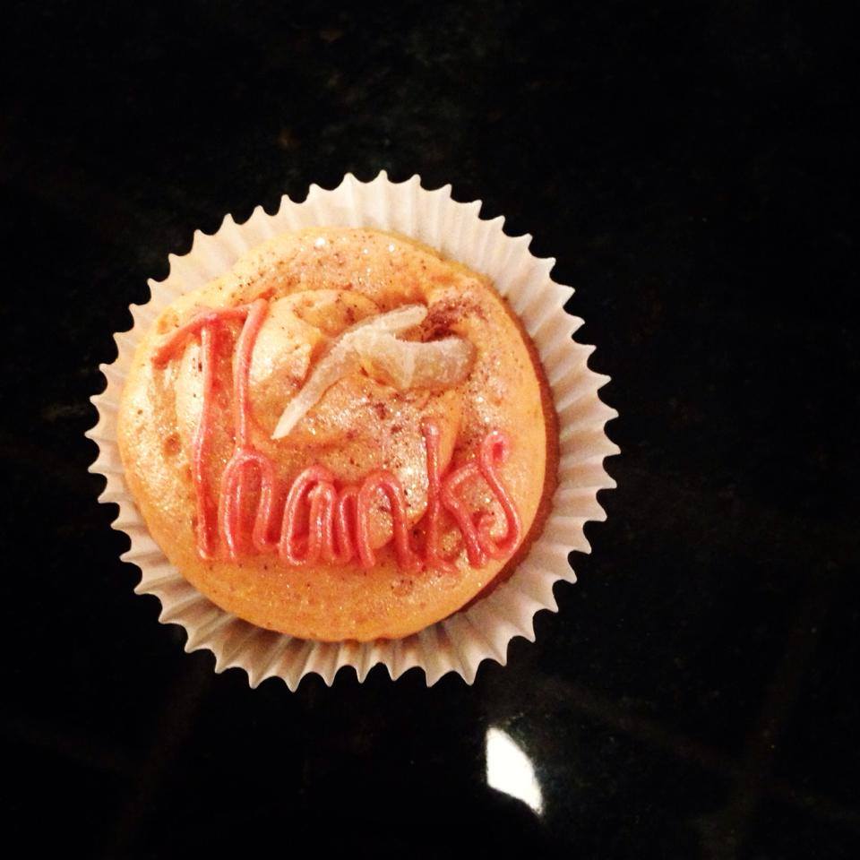 Thanksgiving cupcake