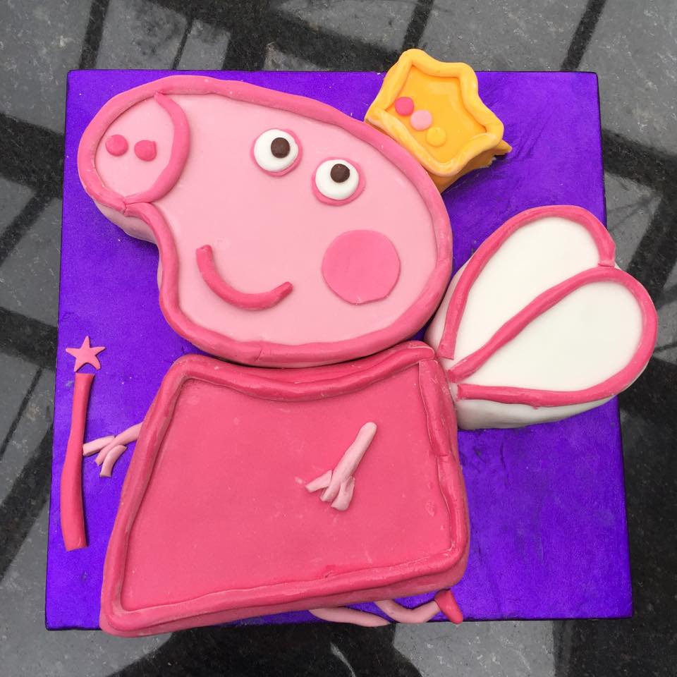 "Princess Peppa Pig" Birthday Cake.