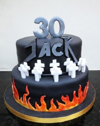 Metallica Inspired Cake