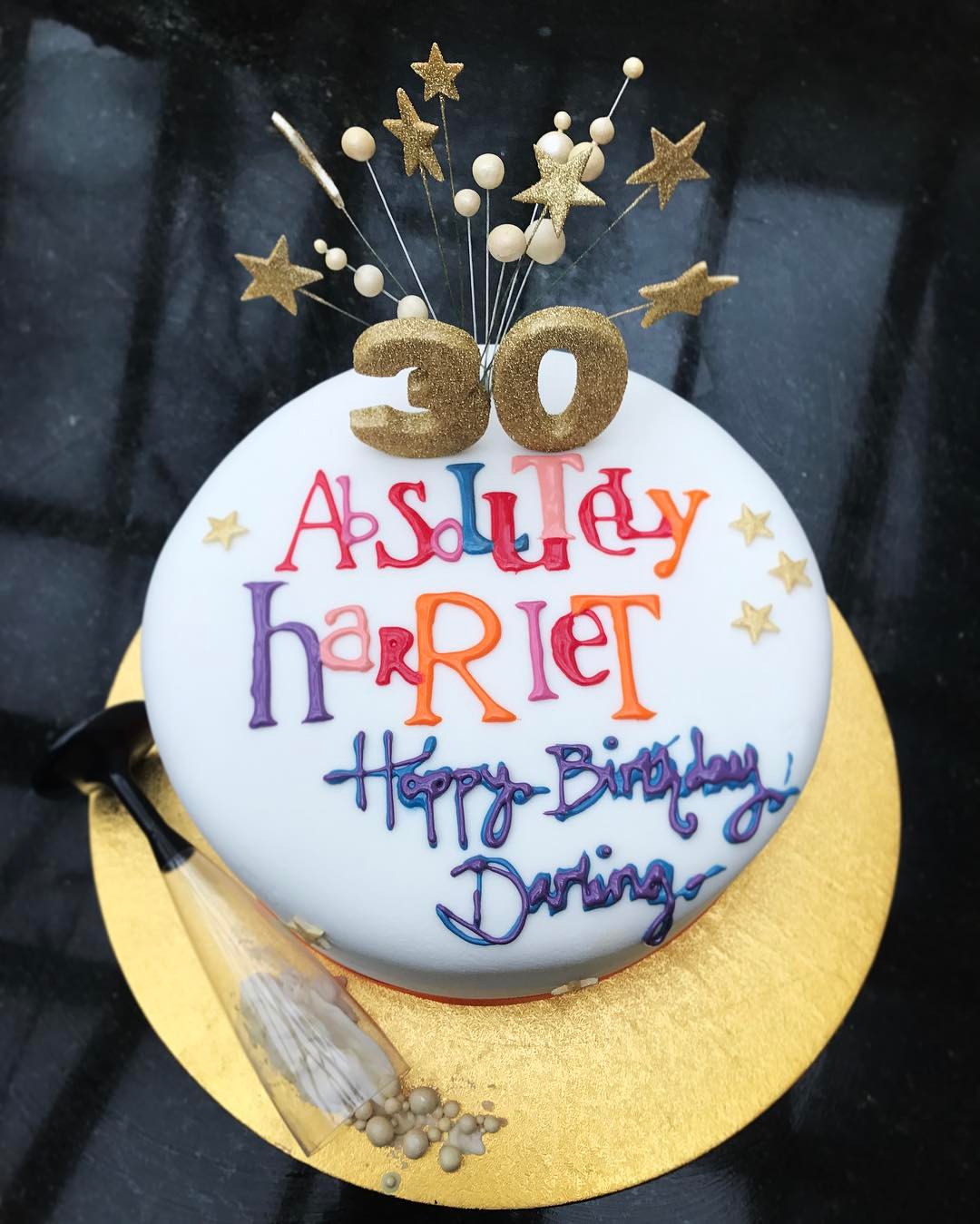 Absolutely Fabulous Inspired Cake