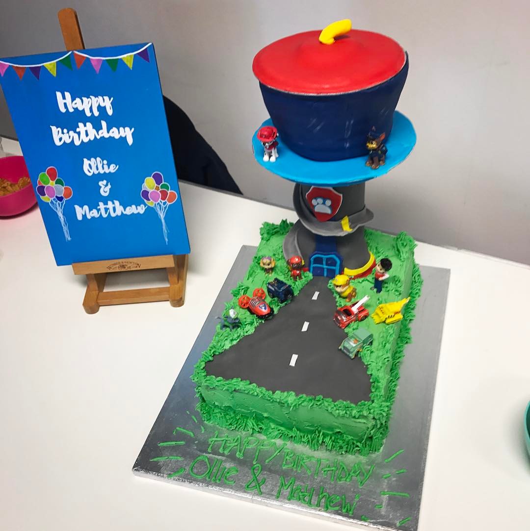 "Paw Patrol" Lookout Tower Cake