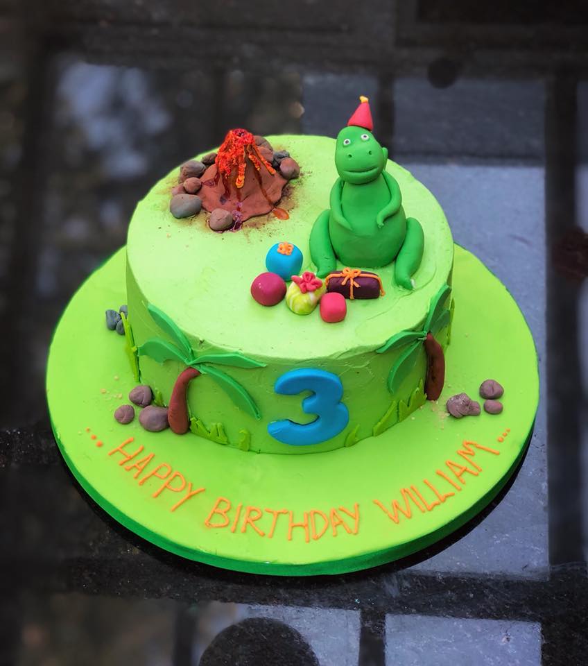 T-Rex Birthday Cake
